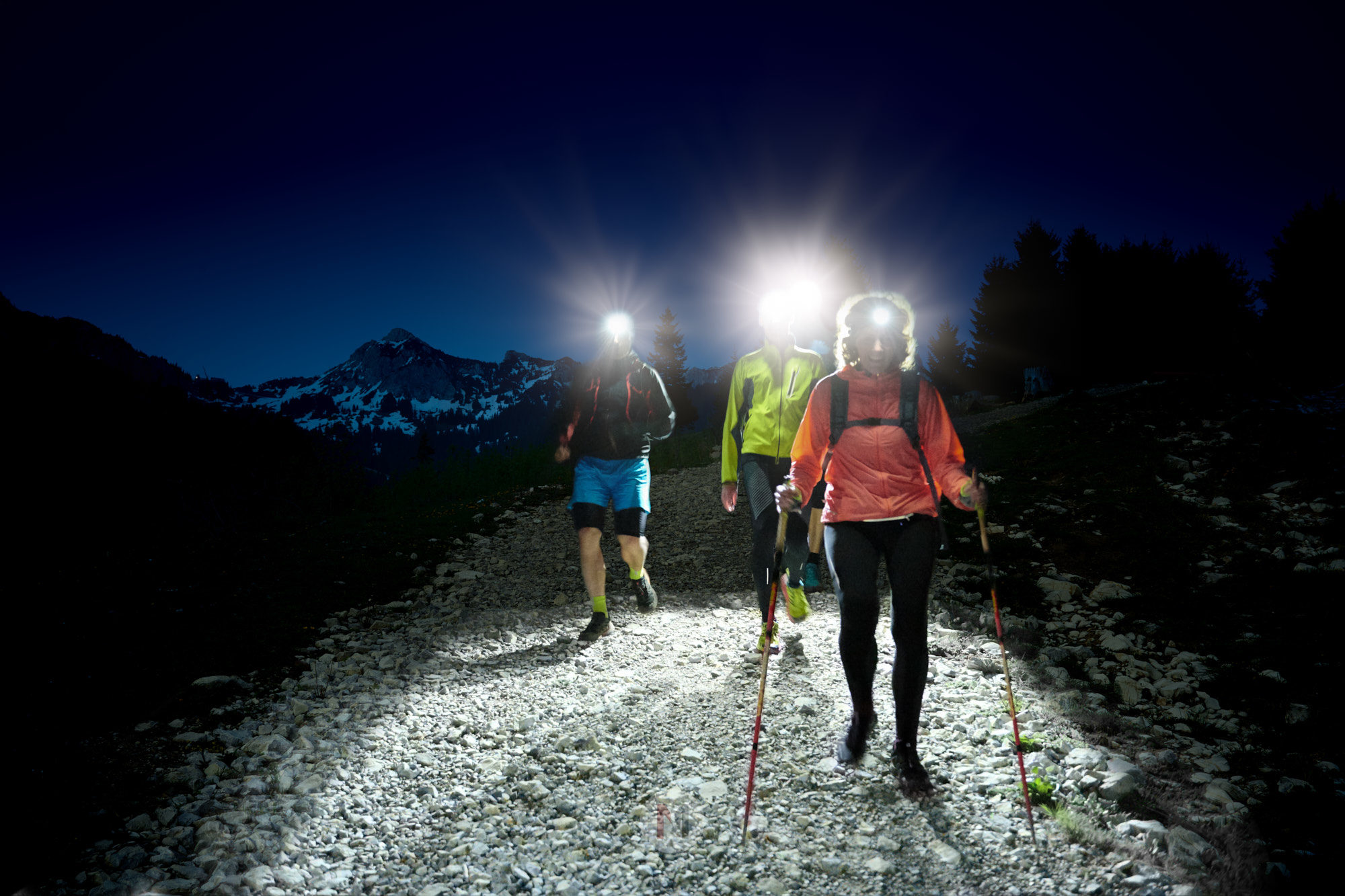 Stirnlampenlauf mit Peter Schlickenrieder, Traildays 2019, Tannheimer Tal, Tirol, Österreich