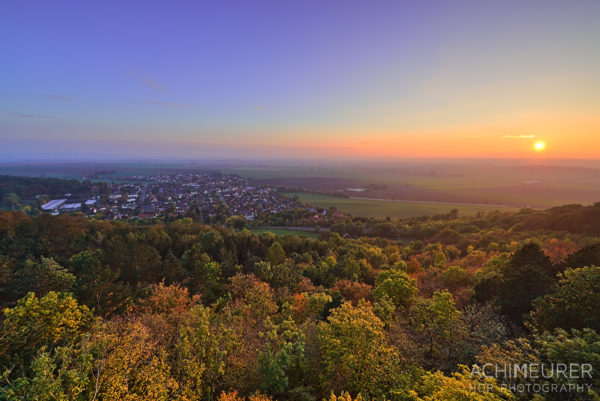Sonnenuntergang mit Aussicht vom Bismarkturm #nHavo